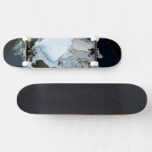 Der Planet Erde zeigt eine Eisdecke im Jahr 1980. Skateboard (Horizontal)