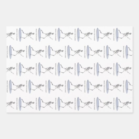 Der Planet Geschenkpapier Set (Vorderseite)