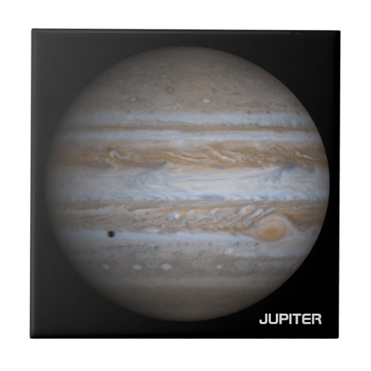 Der Planet Jupiter Fliese (Vorderseite)