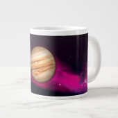 Der Planet Jupiter Jumbo-Tasse (Vorderseite Rechts)