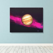 Der Planet Jupiter Leinwanddruck (Insitu (Holzboden))