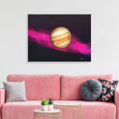 Der Planet Jupiter Leinwanddruck (Insitu (Wohnzimmer))