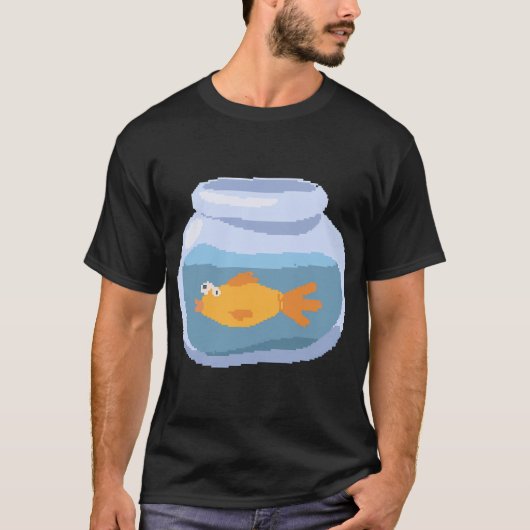 Der Planet Leben Goldfisch T-Shirt (Vorderseite)