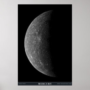 Der Planet Mercury Poster