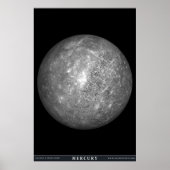 Der Planet Merkur Poster (Vorne)