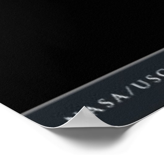 Der Planet Merkur Poster (Ecke)