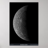 Der Planet Merkur Poster (Vorne)