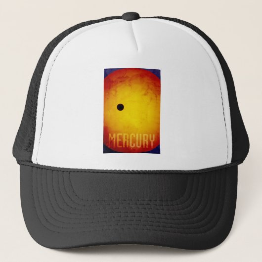Der Planet Merkur Truckerkappe (Vorderseite)