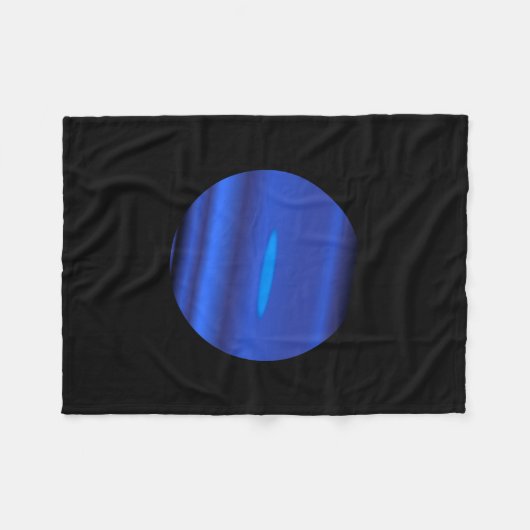 Der Planet Neptun Fleecedecke (Vorderseite (Horizontal))