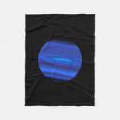 Der Planet Neptun Fleecedecke (Vorderseite)