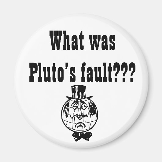 Der Planet Pluto Magnet (Vorne)