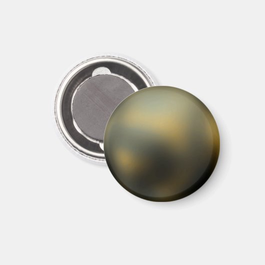 Der Planet Pluto Magnet (Vorderseite/Rückseite)