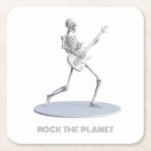 Der Planet Rechteckiger Pappuntersetzer (Vorderseite)