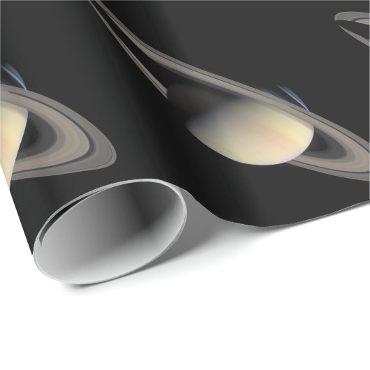 Der Planet Saturn Geschenkpapier (Rolleneckpunkt)