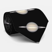 Der Planet Saturn Krawatte (Gerollt)