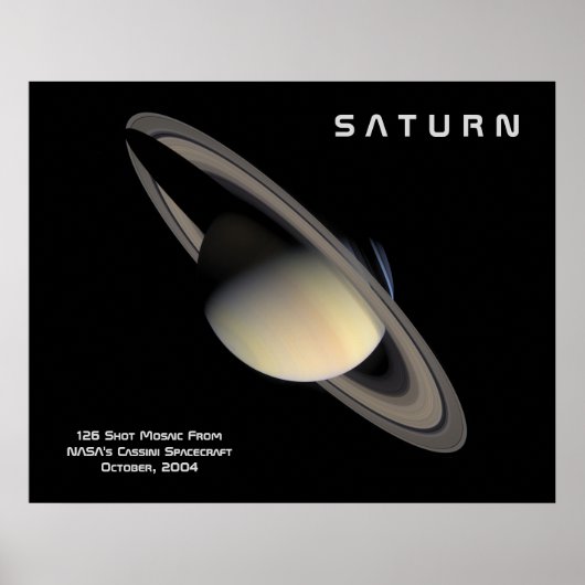 Der Planet Saturn Poster (Vorne)