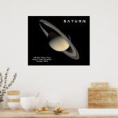 Der Planet Saturn Poster (Küche)