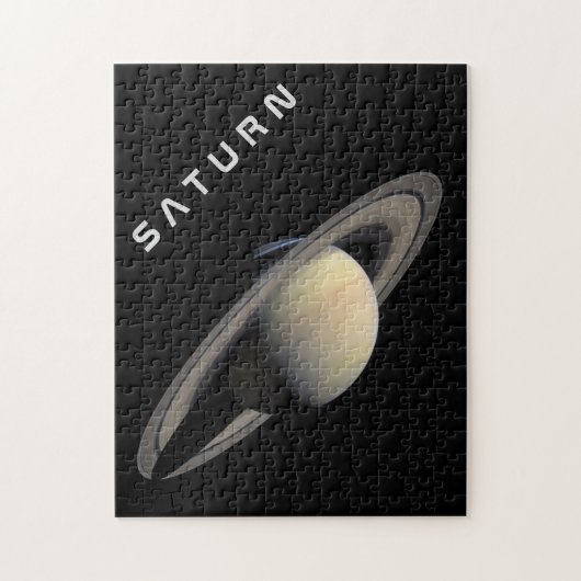 Der Planet Saturn Puzzle (Vertikal)