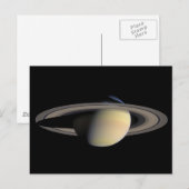Der Planet Saturn von Cassini Orbiter Postkarte (Vorne/Hinten)