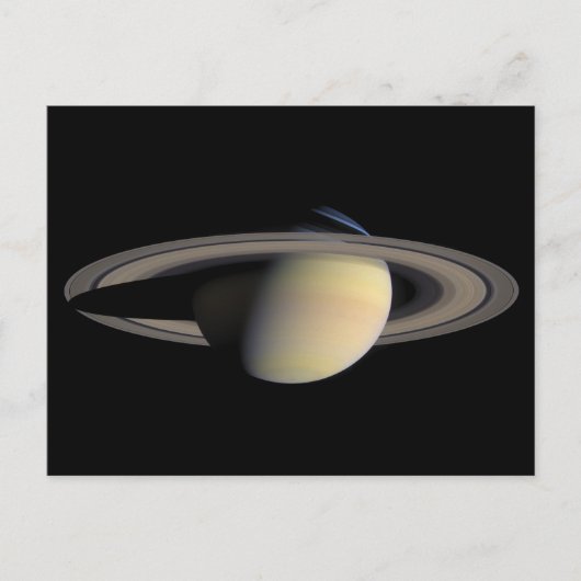 Der Planet Saturn von Cassini Orbiter Postkarte (Vorderseite)