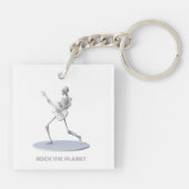 Der Planet Schlüsselanhänger (Rückseite)