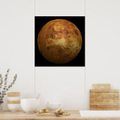Der Planet Venus - 3D-Effekt Poster (Küche)