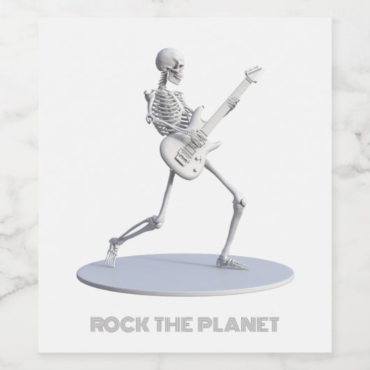 Der Planet Weinetikett (Einzelnes Label)