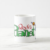 Der Planeten-Tasse des Rotes Kaffeetasse (Mittel)