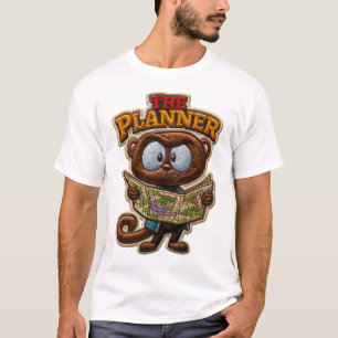 Der Planner Stickerei-Patch Style Entdecker T-Shirt