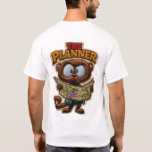 Der Planner Stickerei-Patch Style Entdecker T-Shirt (Rückseite)