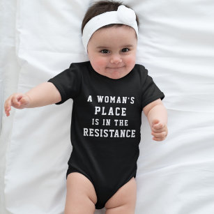 Der Platz einer Frau ist im Widerstand Baby Strampler