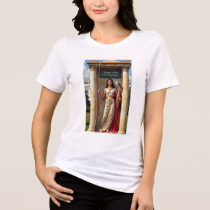 Der Platz einer Frau ist im Widerstand T-Shirt Tri-Blend Shirt