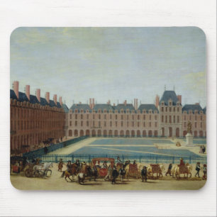 Der Platz Royale mit der königlichen Kutschen, Mousepad