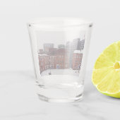 Der Platz Schnapsglas (Rückseite)
