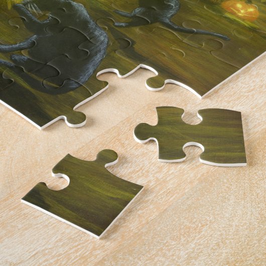 Der Platz themed Puzzlespiel "Jacks " Halloweens Puzzle (Seite)