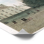 Der Platz vor Notre-Dame Poster (Ecke)