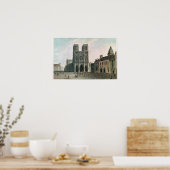 Der Platz vor Notre-Dame Poster (Küche)