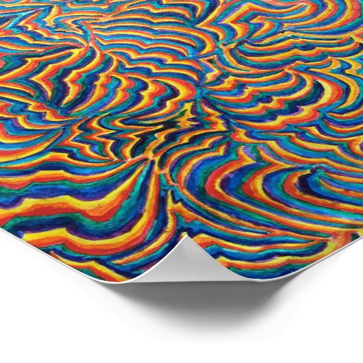 Der Platz zwischen Scarlet und Feuer Poster (Ecke)