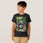 Der Playful Panda und der Ball T-Shirt (Vorne ganz)