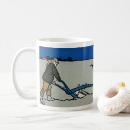 Der Plowman von Cecil Aldin (1870-1935) Kaffeetasse