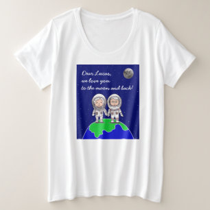 Der Plus-Größe-T - Shirt für Großeltern