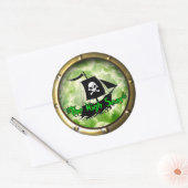 Der Podcast über die Hochsee Runder Aufkleber (Umschlag)