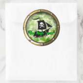 Der Podcast über die Hochsee Runder Aufkleber (Tasche)