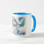 Der Poetische Schwan-Reiter-Mug Tasse (VorderseiteRechts)