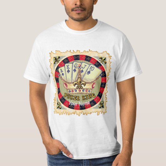 Der Poker König T-Shirt (Vorderseite)