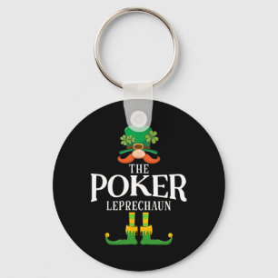 Der Poker Leprechaun St Patricks Tag Matching  Schlüsselanhänger