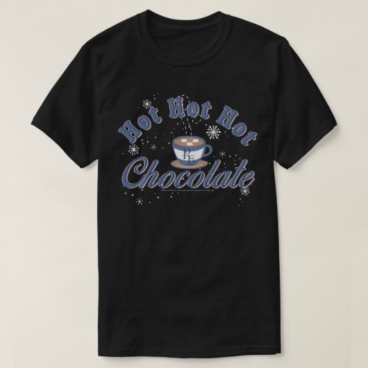 Der Polar Epress Hot Chocolate Logo Pullov T-Shirt (Design vorne)