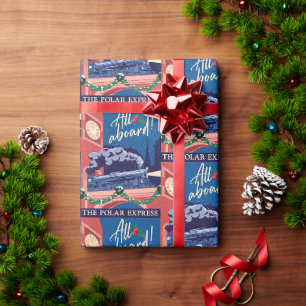 Der Polar Express - Alle Aboard! Geschenkpapier