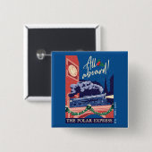 Der Polar Express - Alle auf dem Vormarsch! Button (Vorne & Hinten)