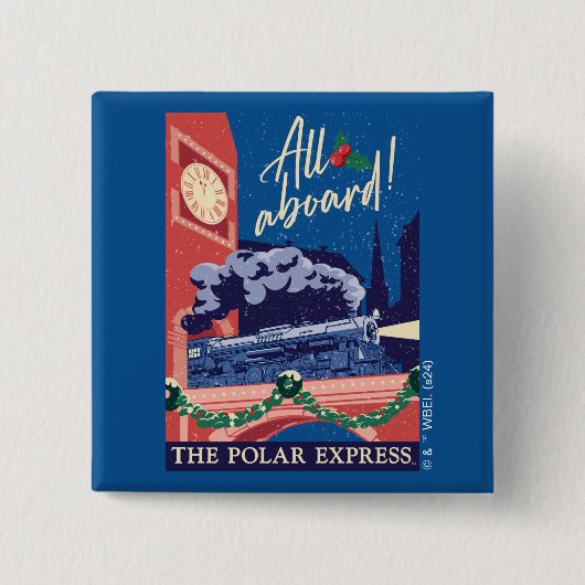 Der Polar Express - Alle auf dem Vormarsch! Button (Vorderseite)